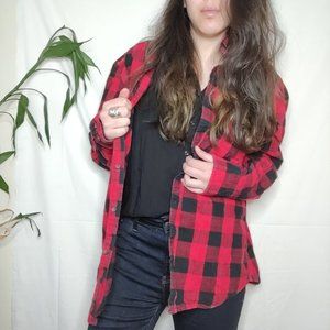 Red Work Flannel